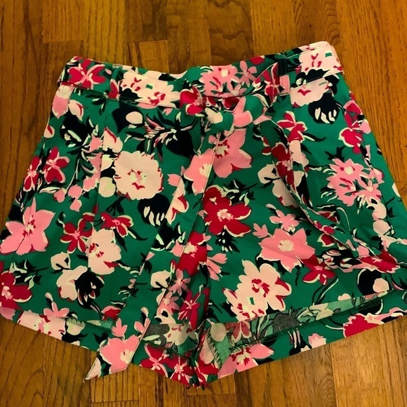 J. Crew floral Cotton summer shorts, size 4 - Picture 1 of 6